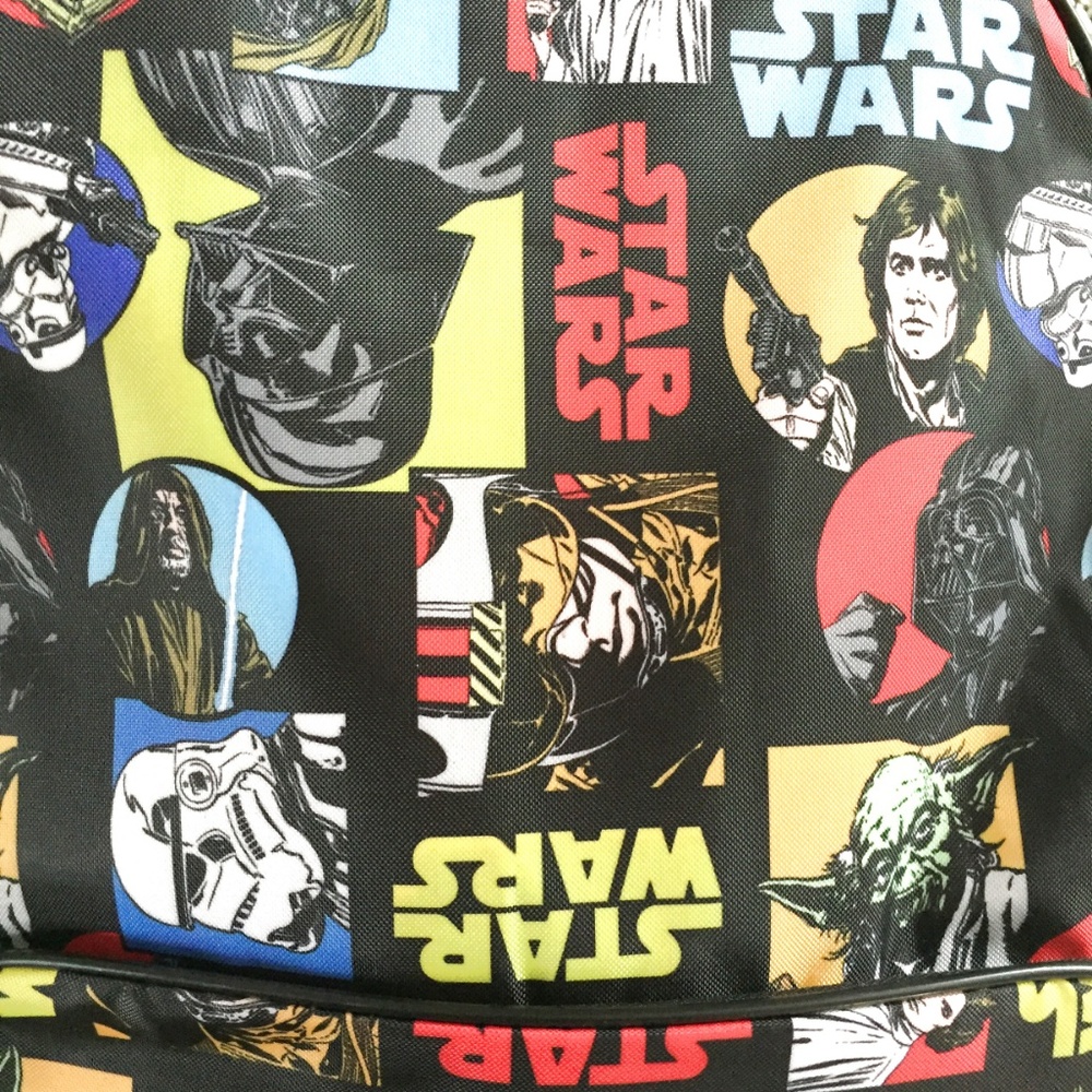 Disney Star Wars Backpack School Bag NEW!! - Picture 5 of 7